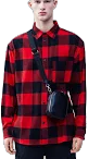 H&M Men's Relaxed Fit Flannel Shirt