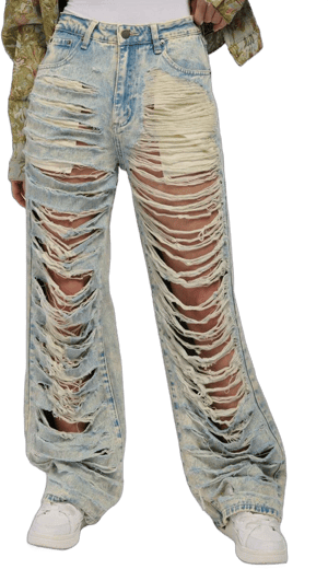 Akira Over It Distressed High Rise Jeans