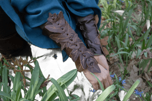 Elven Woodland Leaf Bracers