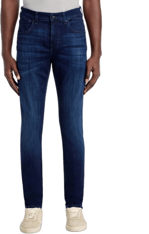 7 For All Mankind Men's Luxe Performance Plus Slimmy Tapered Slim Fit Jeans