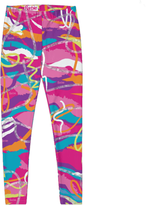 Barbie 80s Themed Neon Print Leggings