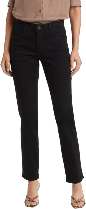 Wit & Wisdom Sawyer Mid-Rise Straight Leg Jeans