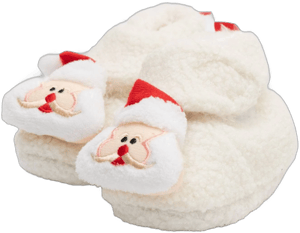 Soft Christmas Baby Booties