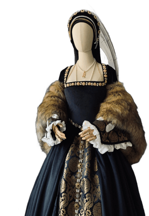 TudorQueensWardrobe Anne Boleyn Velvet Portrait Gown