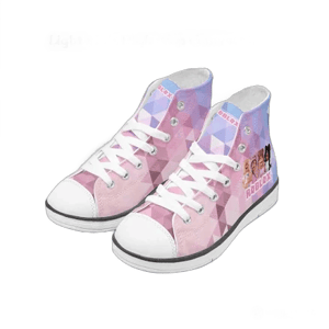 Personalized Roblox Girls High-top Shoes. Casual Roblox Sneakers. Gift