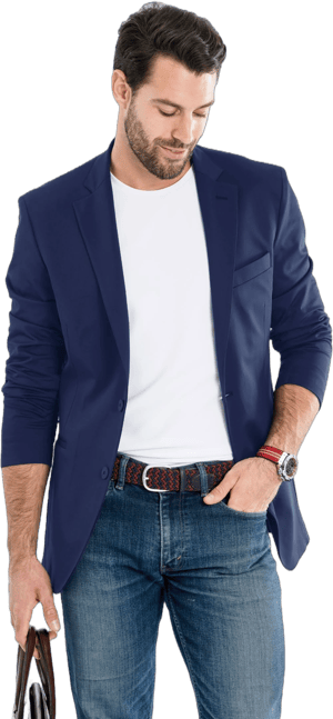 Men's Performance Blazer 4-Way Stretch Non-Iron