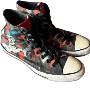 Converse X DC Comics Harley Quinn - Women | Color: Black/Gray | Size: 9