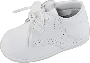 Angels Garment Baby Boys White Oxford Shoes