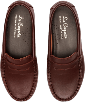 La Coqueta Kids Leather Loafer Shoes