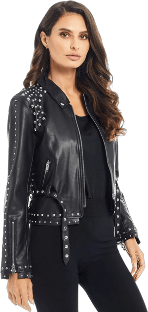 Leather Studs Jacket