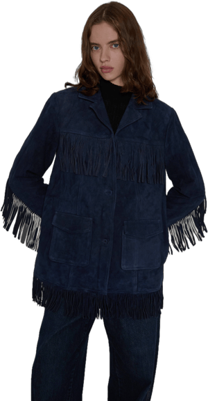 Veda Yuma Suede Fringe Jacket