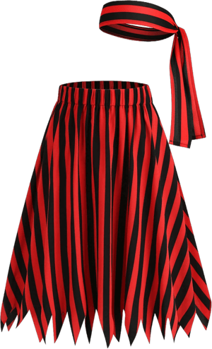 Zapaka Women's Color Block Striped Print Dress