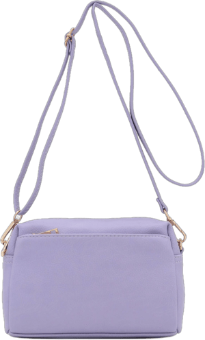 Fashionpuzzle Small Triple Zip Crossbody Bag