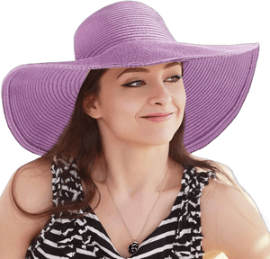 Floppy Wide Brim Straw Sun Hat