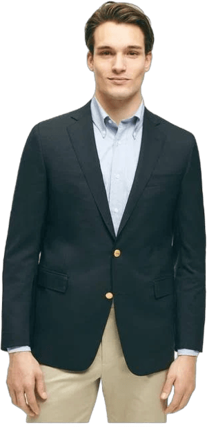 Brooks Brothers Men's Classic Fit Wool Blazer