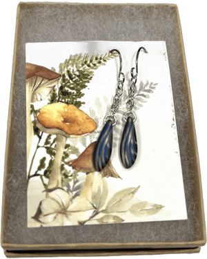 Sawdust Siren Fairy Wing Earrings