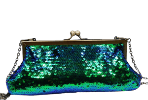 Mini Glitter Mermaid Sequin Cross-Body Bag