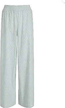 Express Women's High Waisted Striped Poplin Palazzo Pants