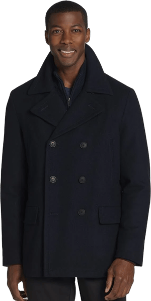 Jos. A. Bank Men's Traditional Fit Melton Peacoat