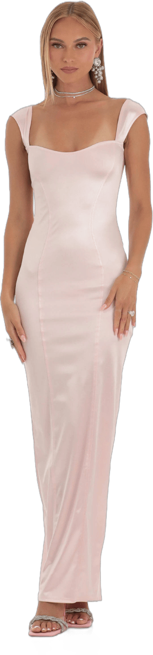 Lucy in The Sky Satin Maxi Dress