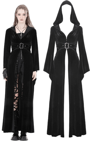 Gothic Velvet Long Coat