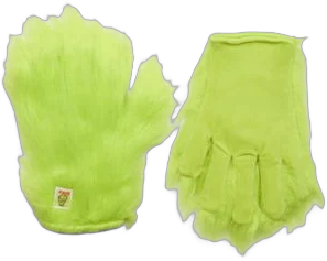 Dr. Seuss' The Grinch Faux Fur Knit Gloves