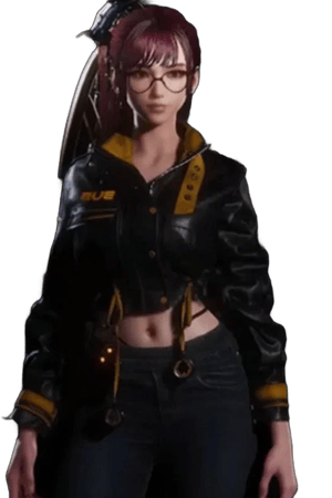 Stellar Blade 2024 Eve Cropped Leather Jacket