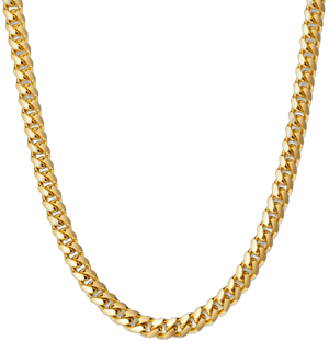 JAXXON 5mm Cuban Link Gold Chain