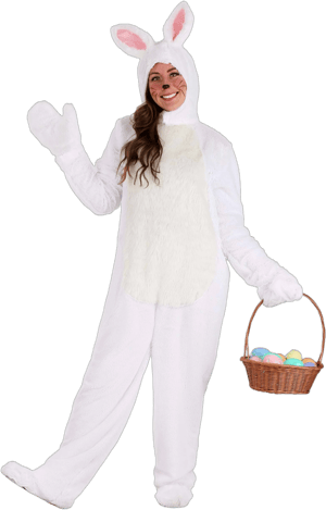 FUN Costumes White Bunny Adult Costume Adult