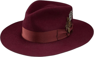 Dobbs Estate Wide Brim Wool Felt Fedora