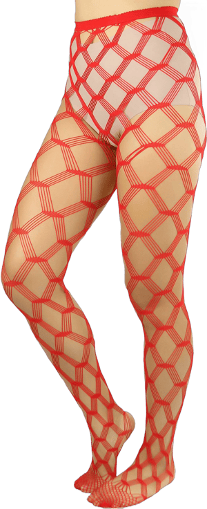 Tobeinstyle Women's Huge Net Diamond Shape Pantyhose Stockings