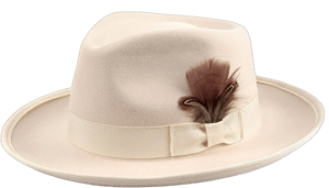 FADACHY Wide Brim Felt Fedora Hat