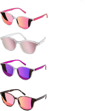 Women's Cat Eye Mirrored Sunglasses