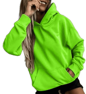 Women's Oversized Fleece Hoodie with Front Pocket