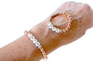 Rose Gold Personalized Bracelet Girls Bracelet 14K Rose