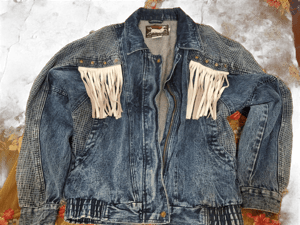 Vintage Acid Wash Denim Jacket