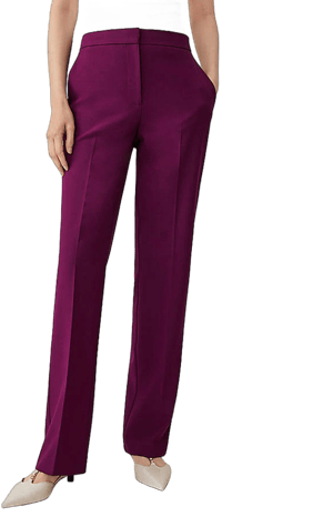 Ann Taylor Women's High-Rise Skinny Trouser Pants in Bi-Stretch