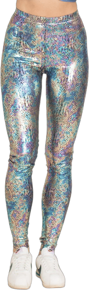 Spirithoods Women's Holographic Snakeskin Leggings