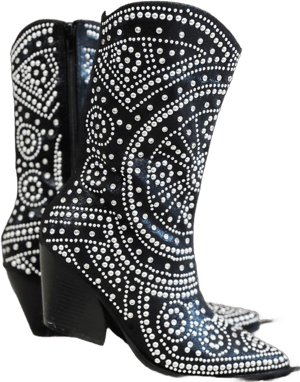 Rhinestone Western Boots