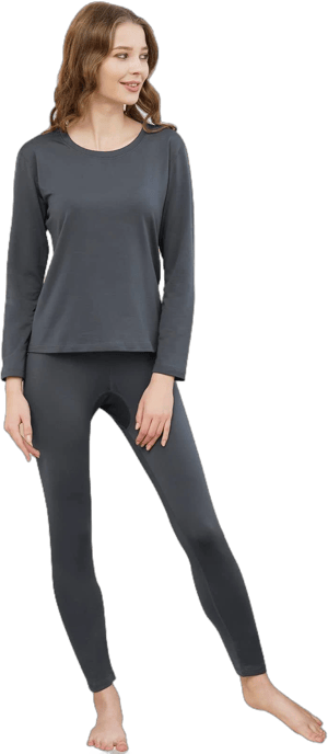 HEROBIKER Thermal Underwear Women Ultra-Soft Set Base Layer Top & Bottom Long Johns with Fleece Lined