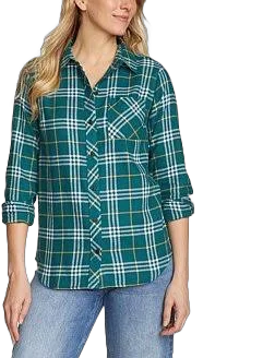 Eddie Bauer Women's Forest Flannel Shirt