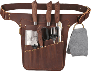 TOURBON Leather Kitchen Knife Utility Belt