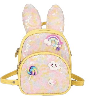 Lola + The Boys Bunny Charm Backpack