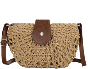 LEVOTIYER Women's Straw Woven Crossbody Bag