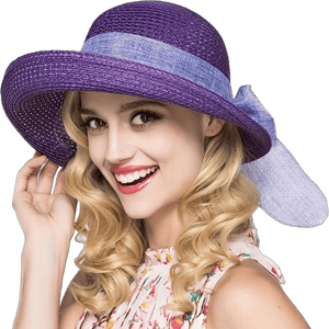 Women's Foldable Wide Brim Straw Sun Hat