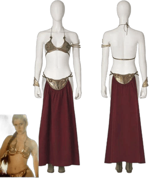 Princess Leia Slave Costume Star Wars Return of The Jedi Bikini