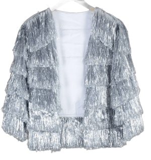 Personalized Tinsel Fringe Jacket