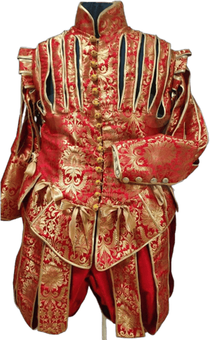 Renaissance Silk Doublet and Trunkhose Set