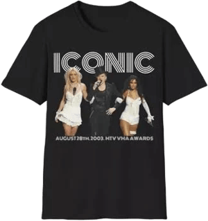 Gildan Iconic Mtv Vmas 2003 Britney Madonna Christina Aguilera Unisex Softstyle T-Shirt