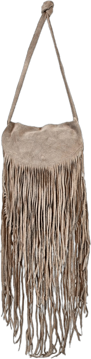 Fringe Leather Shoulder Bag